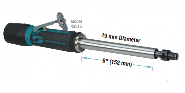 Slipmaskin 0,4hp, Rak 152mm förlängd, spännhylsa 6mm, 25.000rpm