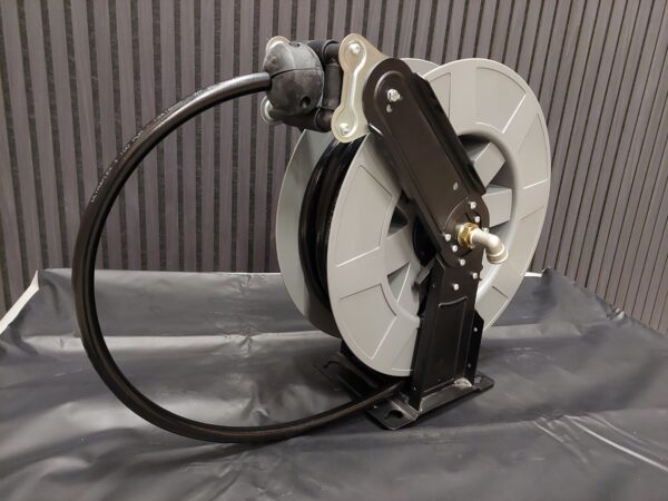 Used Hose reel w. 15m PU hose 13x18mm