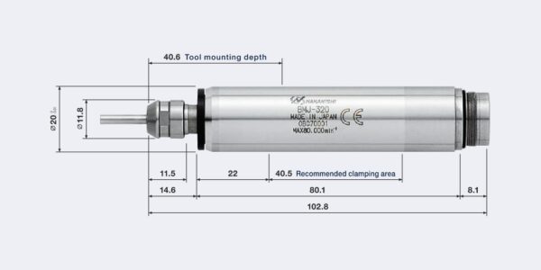 BMJ-320 Rak Motorspindel (80.000 rpm) - Image 2